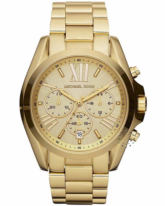 MICHAEL KORS Ladies Bradshaw Chrono Gold Stainless Steel