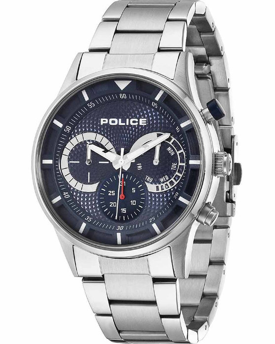 POLICE Driver Mens Multifunction Stainless Steel Bracelet