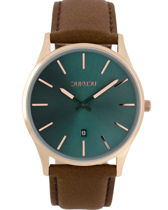 DUKUDU Thora Brown Leather Strap