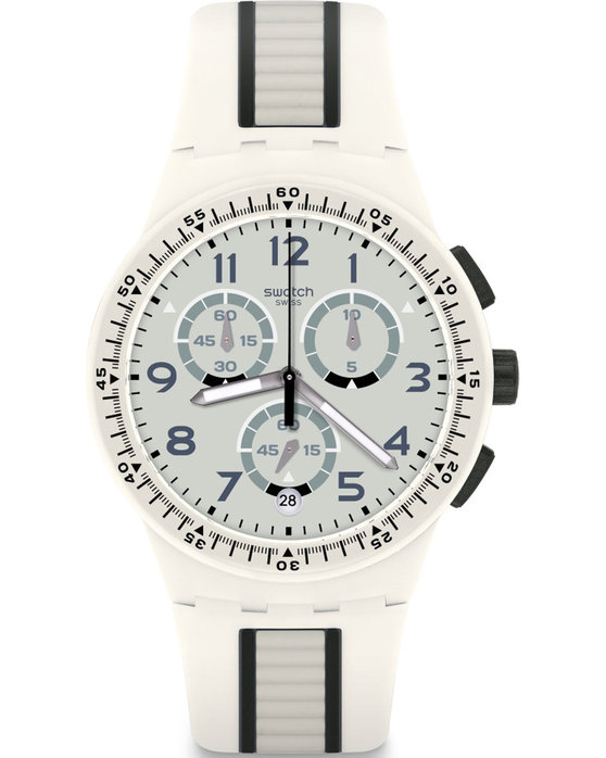 SWATCH POP Escalator Chronograph Two Tone Silicone Strap