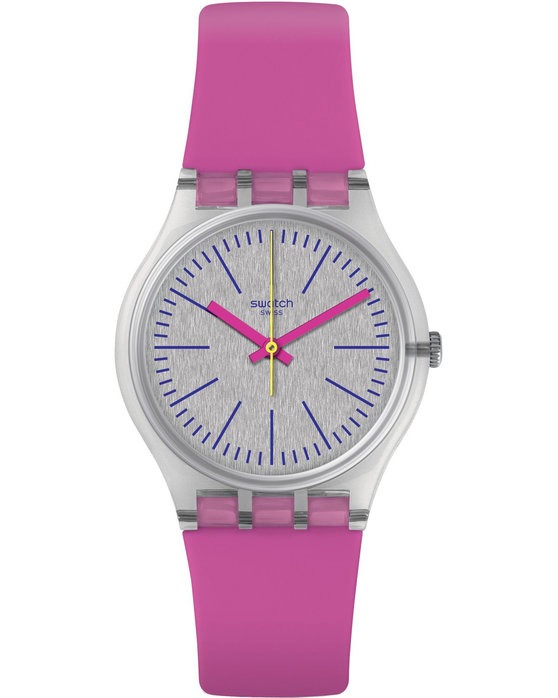 SWATCH Vibe Fluo Pinky Pink Silicone Strap