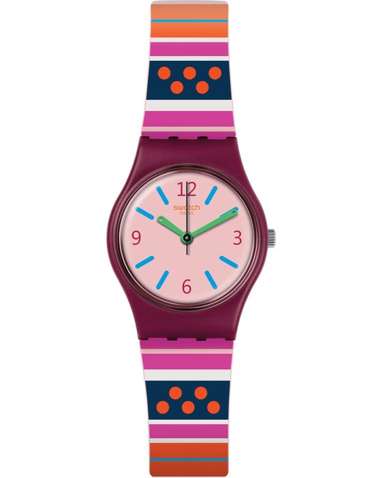 SWATCH Worldhood Laraka Multicolor Silicone Strap