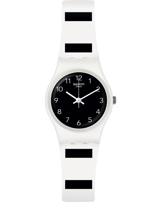 SWATCH Worldhood Zebrette Two Tone Silicone Strap