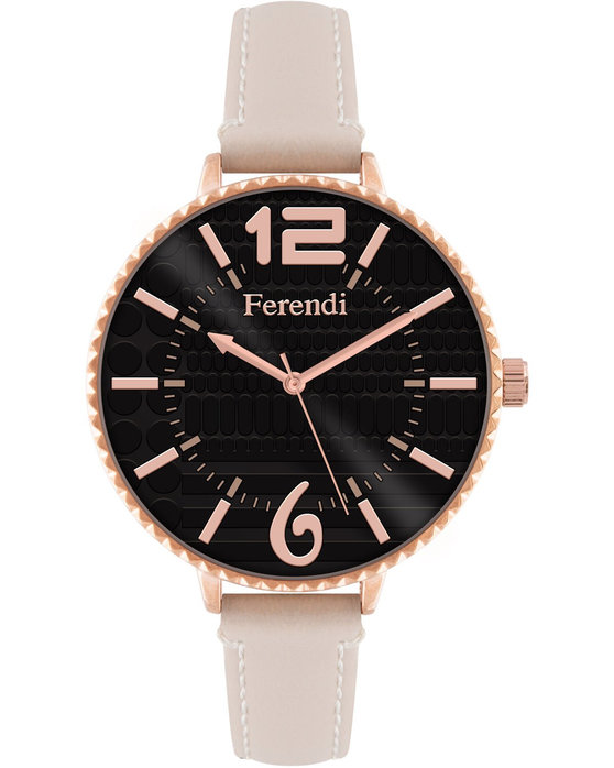 FERENDI Inaly Beige Leather Strap