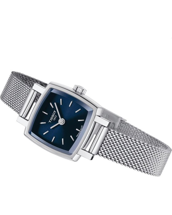 TISSOT T-Lady Lovely Square Silver Stainless Steel Bracelet