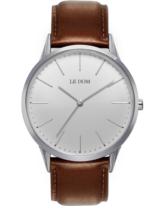 LEDOM Classic Brown Leather Strap