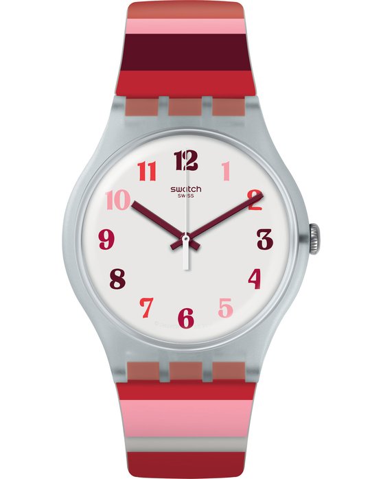 SWATCH Tramonto Occaso Multicolor Silicone Strap