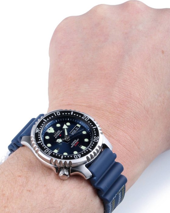 CITIZEN Promaster Automatic Blue Rubber Strap