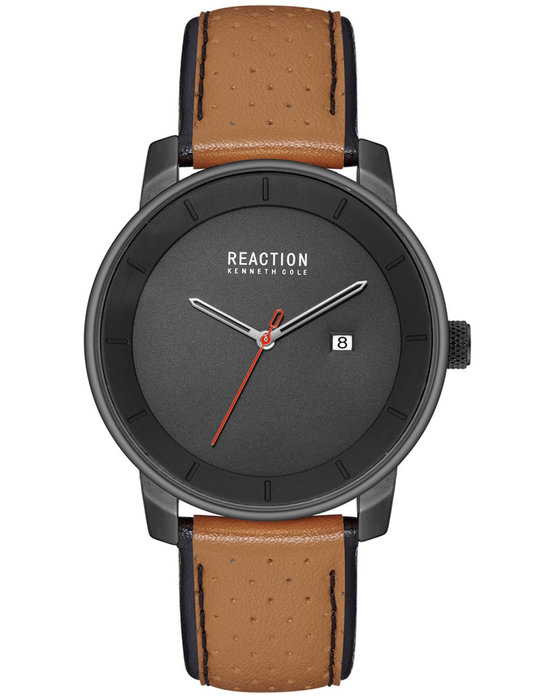 REACTION KENNETH COLE Casual Brown Synthetic Strap