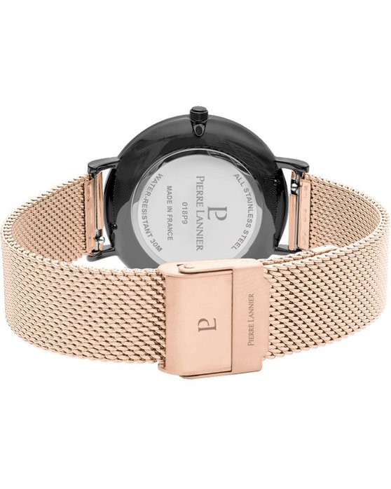 PIERRE LANNIER Nature Rose Gold Stainless Steel Bracelet