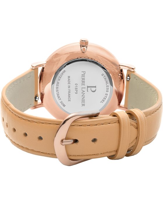 PIERRE LANNIER Nature Beige Leather Strap