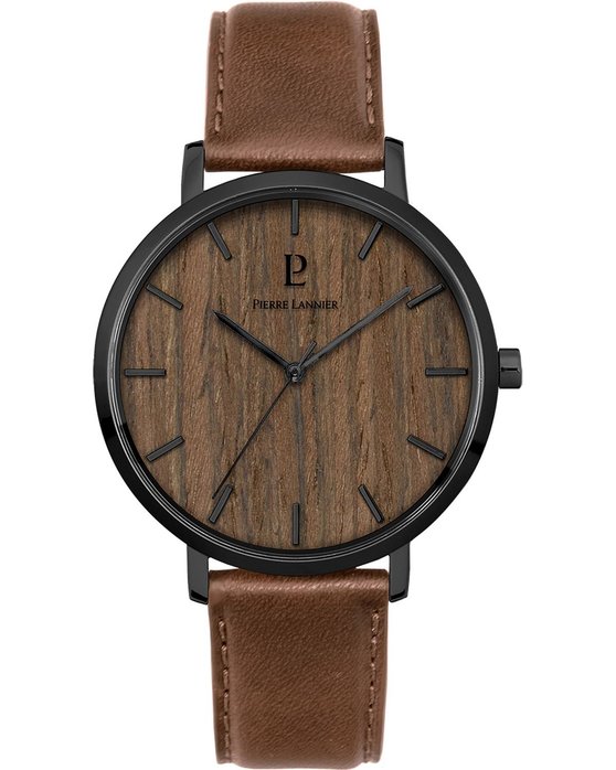 PIERRE LANNIER Nature Brown Leather Strap