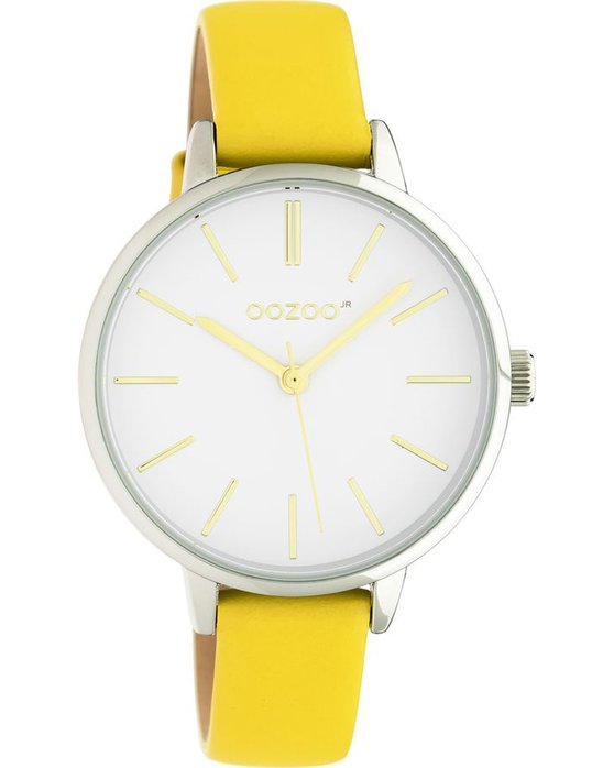 OOZOO Junior Yellow Leather Strap (34mm)