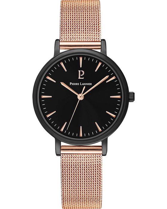 PIERRE LANNIER Symphony Rose Gold Stainless Steel Bracelet