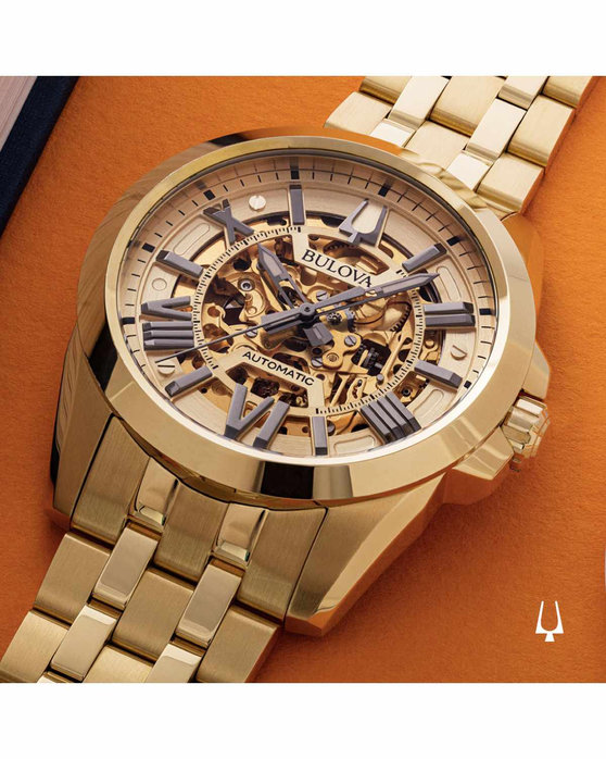 BULOVA Sutton Automatic Gold Stainless Steel Bracelet