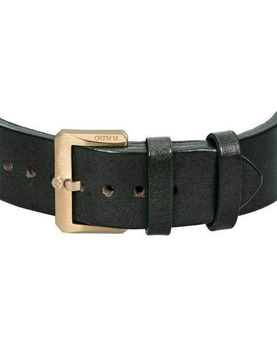 RADO Captain Cook Automatic Olive Green Leather Strap (R32504315)
