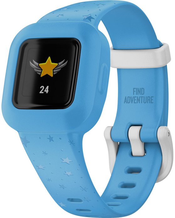 GARMIN Vivofit jr. 3 Blue Stars Light Blue Silicone Strap