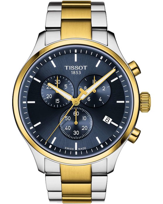 TISSOT Chrono XL Chronograph Two Tone Stainless Steel Bracelet