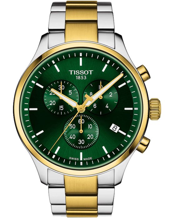 TISSOT Chrono XL Chronograph Two Tone Stainless Steel Bracelet