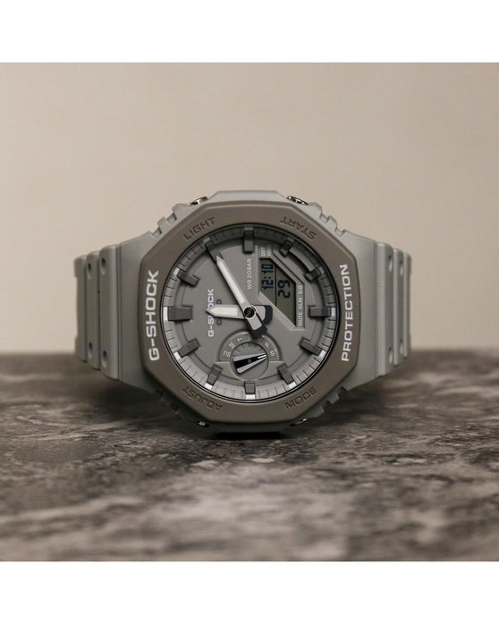 CASIO G-SHOCK Chronograph Grey Rubber Strap