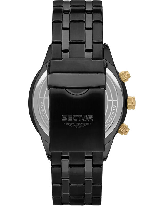 SECTOR 670 Black Stainless Steel Bracelet