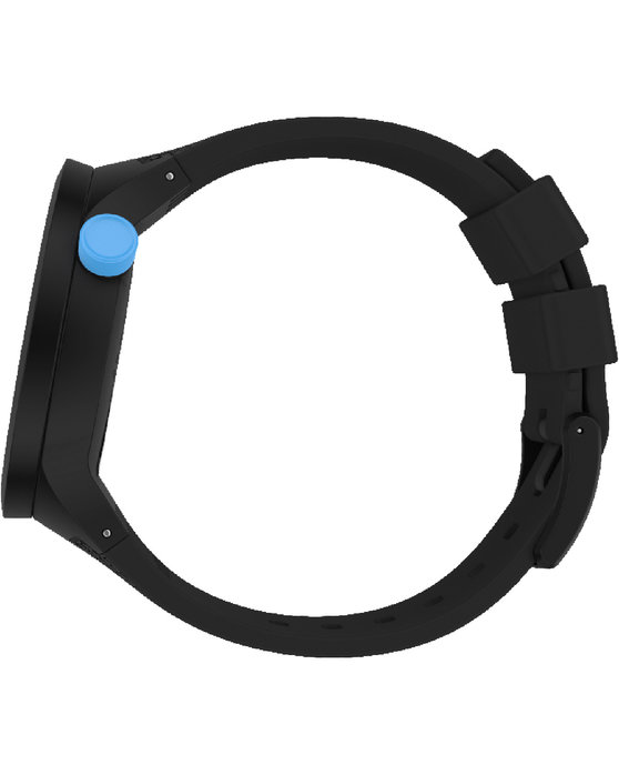 SWATCH Big Bold Deep Concrete Black Silicone Strap