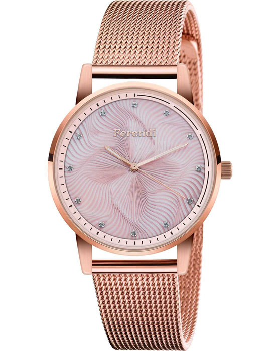 FERENDI Somnia Crystals Rose Gold Stainless Steel Bracelet