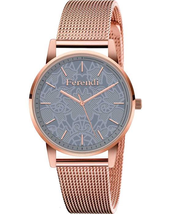 FERENDI Storm Rose Gold Stainless Steel Bracelet