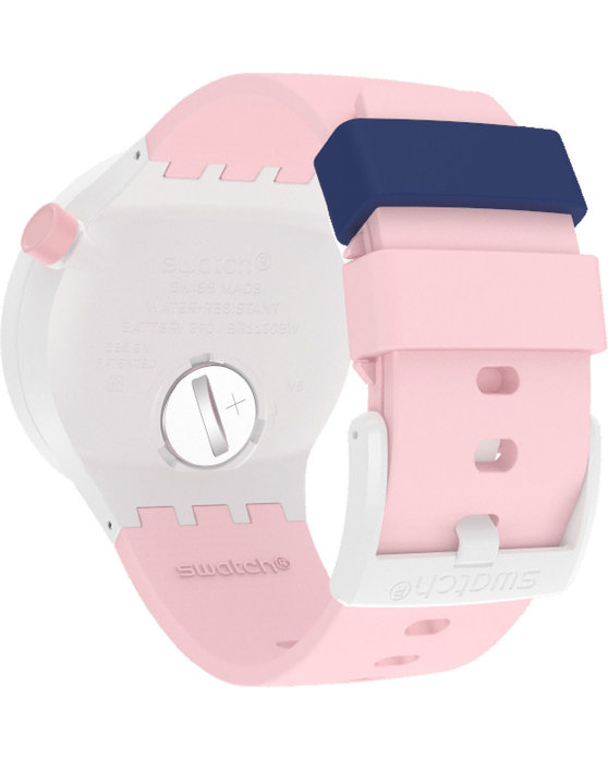 SWATCH Big Bold Diversipink Pink Bio-Sourced Material Strap