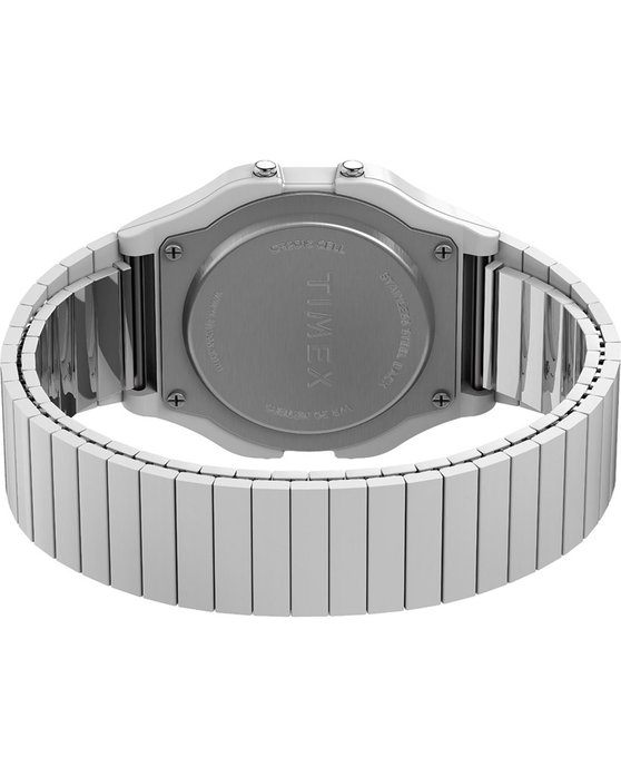 TIMEX T80 Chronograph White Stainless Steel Bracelet