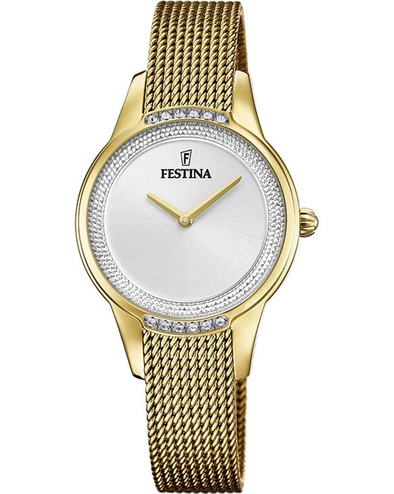 FESTINA Mademoiselle Zircon Gold Stainless Steel Bracelet