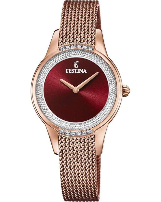 FESTINA Mademoiselle Zircon Rose Gold Stainless Steel Bracelet