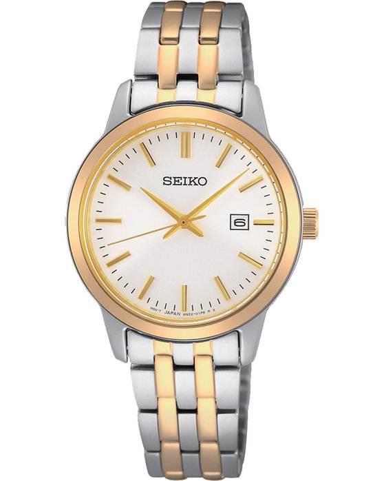 SEIKO Essential Time Two Tone Stainless Steel Bracelet