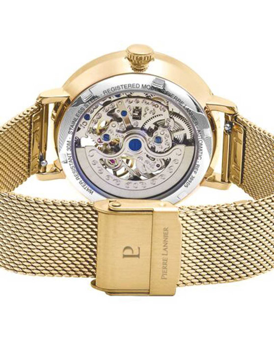 PIERRE LANNIER Automatic Gold Stainless Steel Bracelet