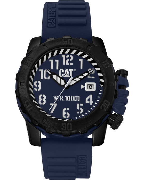 CATERPILLAR Barricade Blue Silicone Strap