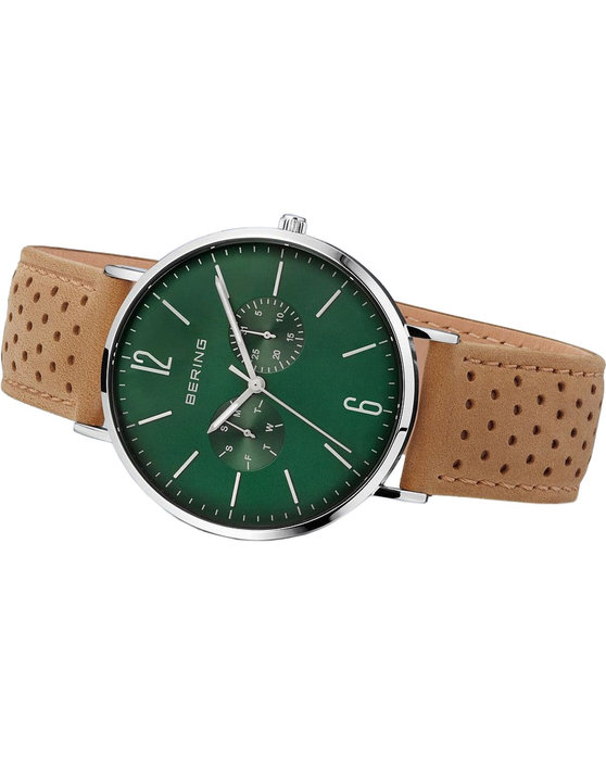 BERING Classic Brown Leather Strap