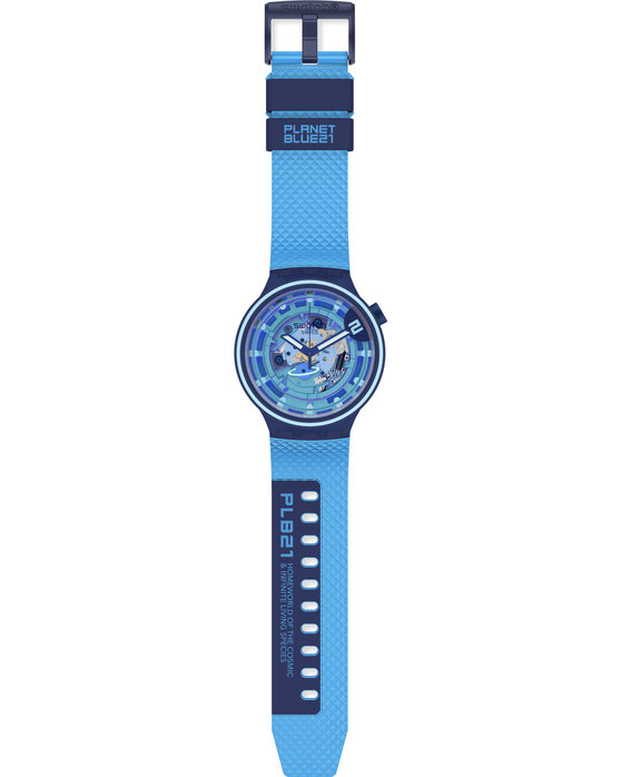 SWATCH Big Bold Second Home Two Tone Silicone Strap Gift Set