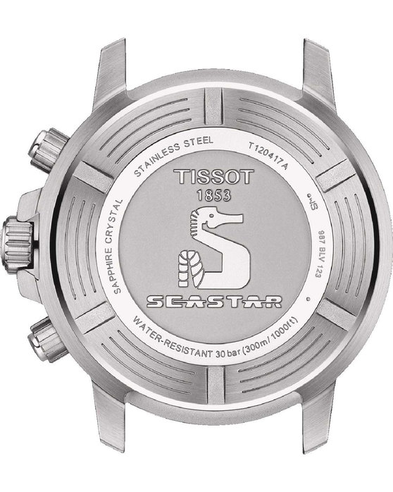 TISSOT Seastar Chronograph Silver Stainless Steel Bracelet