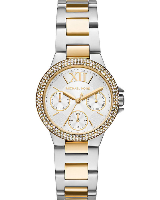 Michael KORS Camille Crystals Two Tone Stainless Steel Bracelet