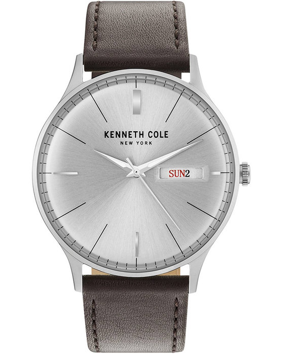 KENNETH COLE Gents Brown Leather Strap