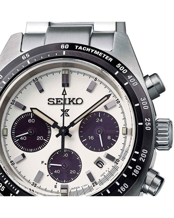 SEIKO Prospex Solar Chronograph Silver Stainless Steel Bracelet