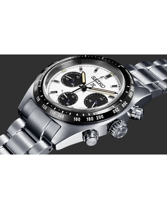 SEIKO Prospex Solar Chronograph Silver Stainless Steel Bracelet