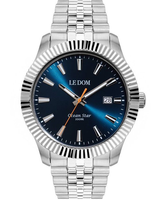 LEDOM Ocean Star Silver Stainless Steel Bracelet