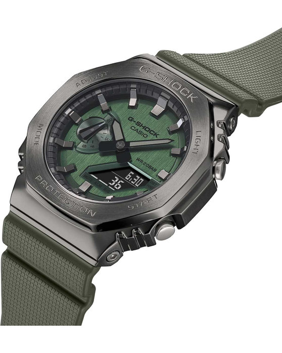 CASIO G-Shock Chronograph Green Resin Strap