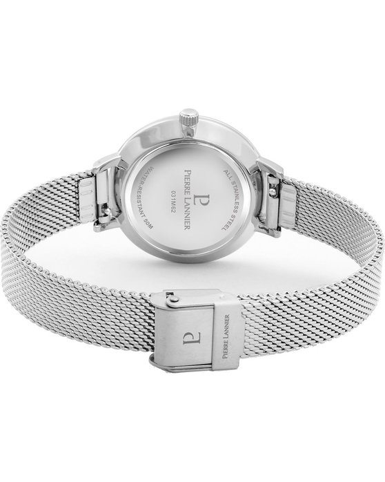 PIERRE LANNIER Echo Silver Stainless Steel Bracelet