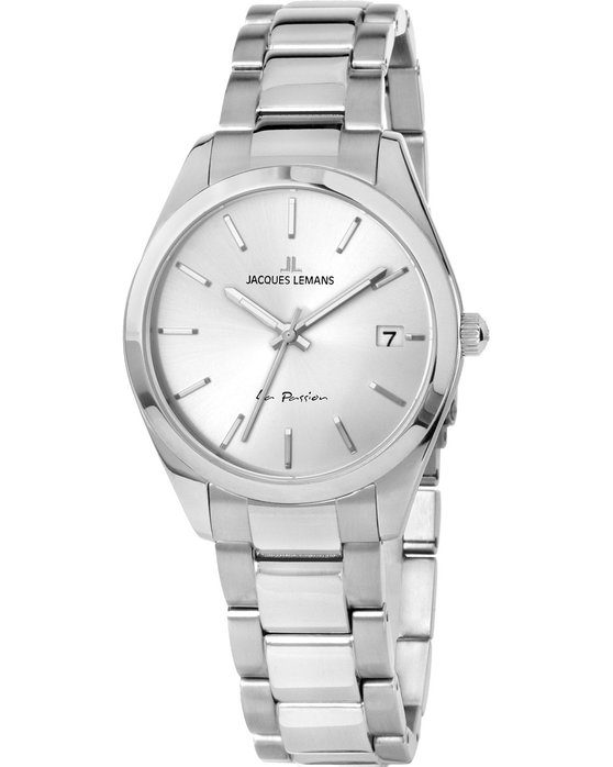Jacques LEMANS Derby Silver Stainless Steel Bracelet