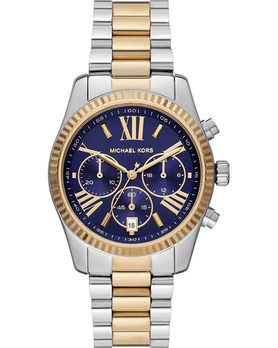 Michael KORS Lexington Chronograph Two Tone Stainless Steel Bracelet