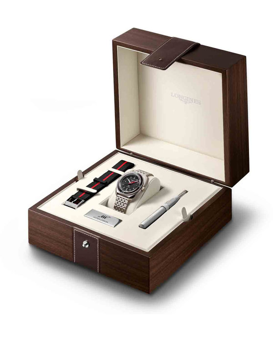 LONGINES Ultra-Chron Automatic Silver Stainless Steel Bracelet Box Edition
