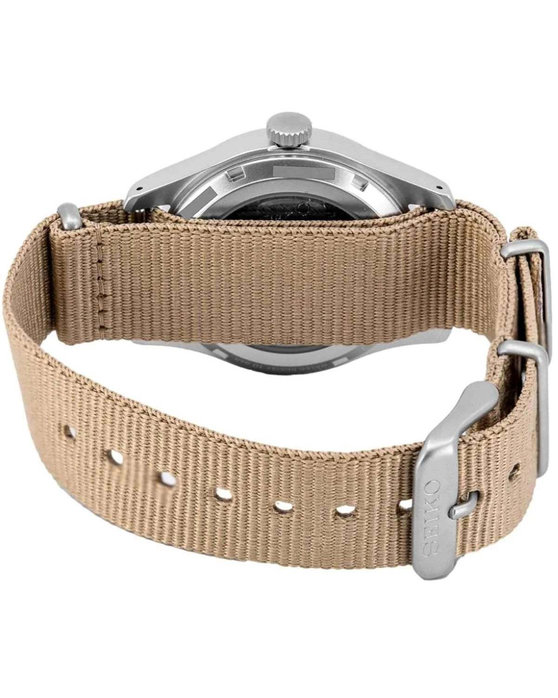 SEIKO 5 Sports Automatic Beige Synthetic Strap