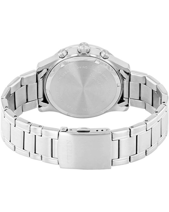 CITIZEN Chronograph Silver Stainless Steel Bracelet